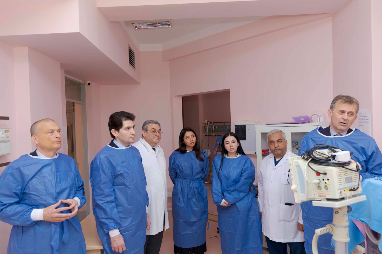 “Bambino Gesu” pediatrik xəstəxanasının nümayəndə heyəti ATU-da (FOTO/VİDEO)